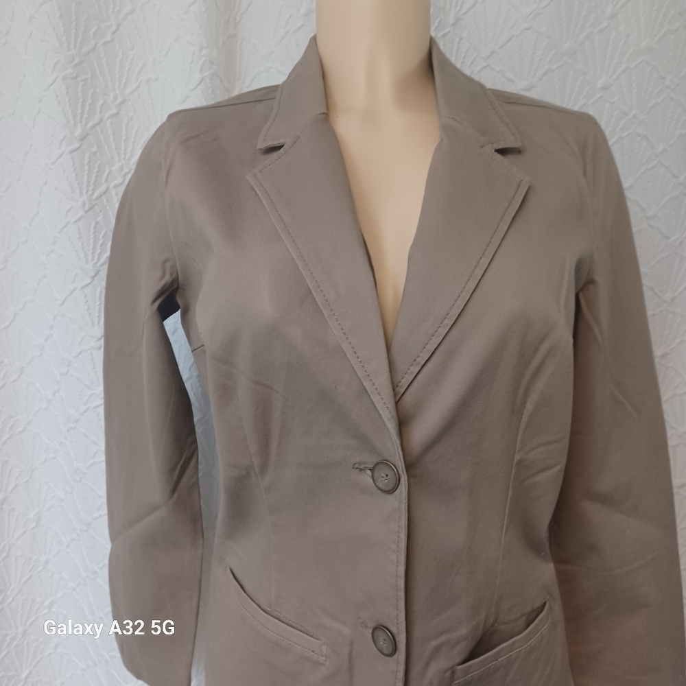 Liz Claiborne Women Size 4 Beige Blazer - Picture 9 of 15